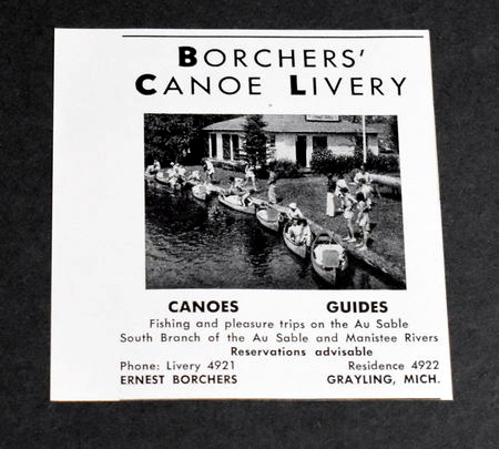 Borchers AuSable Canoe & Kayak - Promo Material